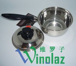 14CM height of a single handle milk pan pan cover t..