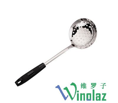 5MM 35CM stainless steel flat handle colander lengt..