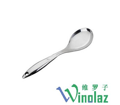 Stainless steel rice spoon hollow handle