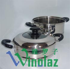 Combination of multi-pot with steamer 24CM Height 1..