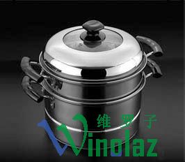 合多用蒸锅（三层底） 