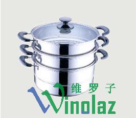 Three-tier stainless steel steamer 26CM