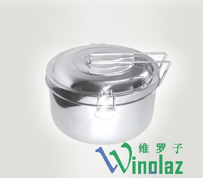 加深带格圆饭盒