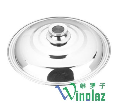 Stainless steel wok cover